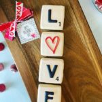 Valentine's Day Cookies - Scrabble “LOVE” Cookies