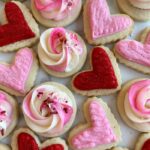 Valentine's Day Cookies - Mini Buttercream Heart Cookies
