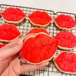 Valentine's Day Cookies - Sweet Kiss Sugar Cookies