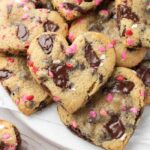 Valentine's Day Cookies - Heart-Shaped Chocolate Chip Cookies