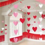Valentine's Day Decor Ideas - 29-Piece Pink, Red & White Valentine's Day Room Decorating Kit