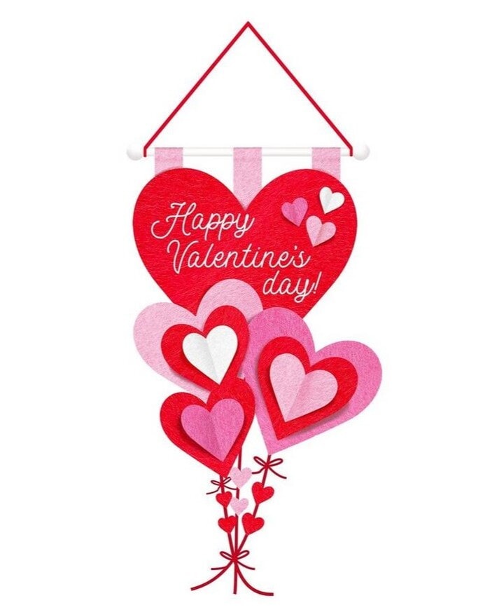 Valentine's Day Decor Ideas - Valentine's Day Felt Sign