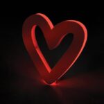 Valentine's Day Decor Ideas - Light-Up Fiberboard Heart LED Sign