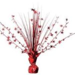Valentine's Day Decor Ideas - Red Spray Centerpiece