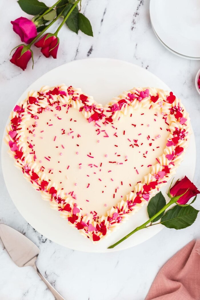 Valentine's Day Treats - Valentine’s Day Heart Cake