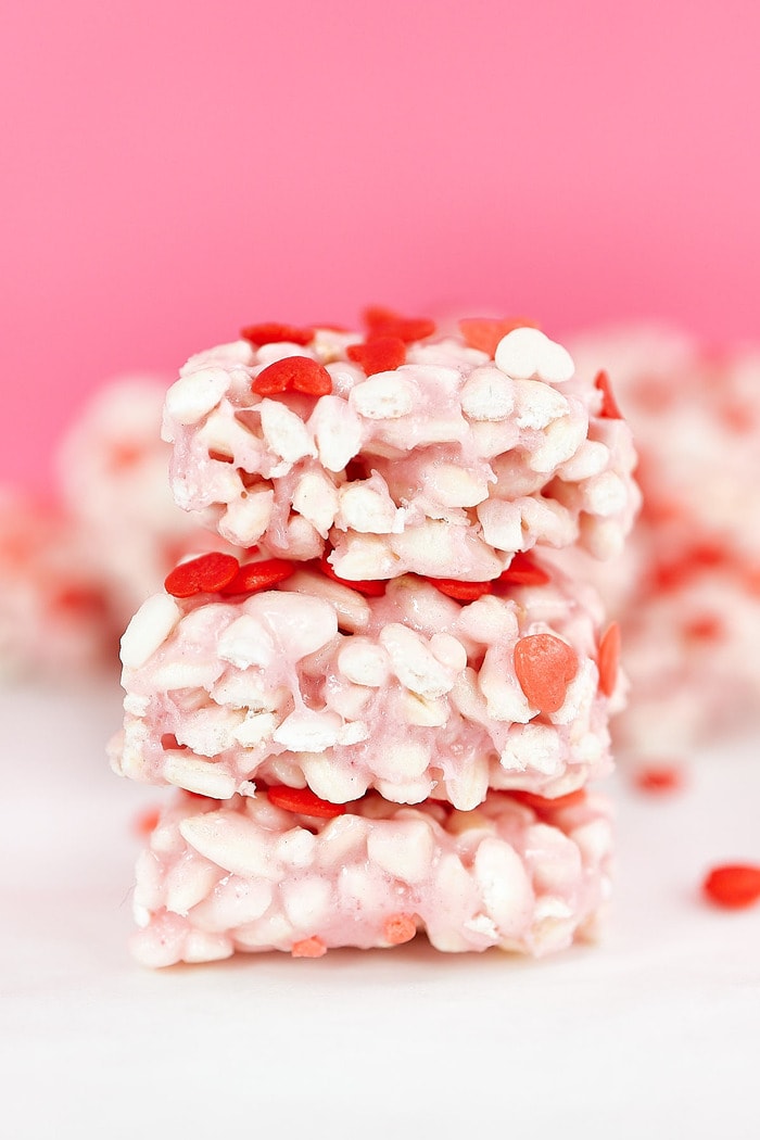 Valentine's Day Treats - Valentine’s Rice Krispie Treats