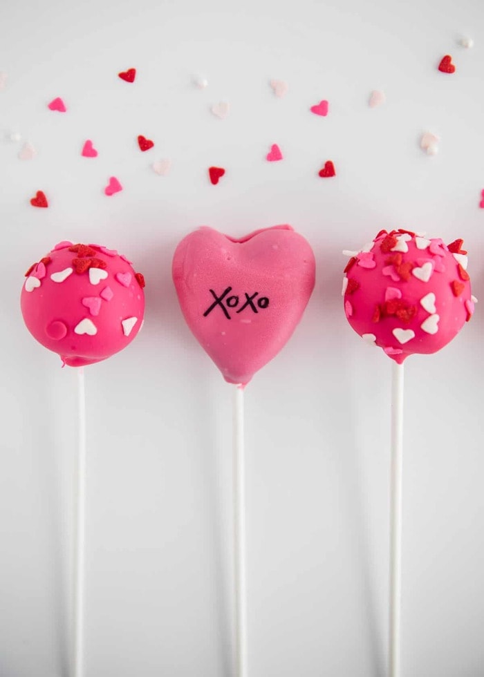 Valentine's Day Treats - Valentine Cake Pops