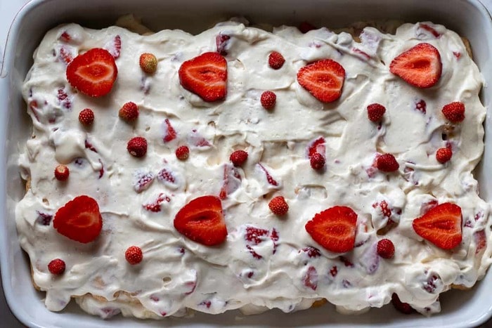 Valentine's Day Treats - No-Bake Strawberry Tiramisu