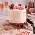 Valentine's Day Treats - Pink Champagne Cake