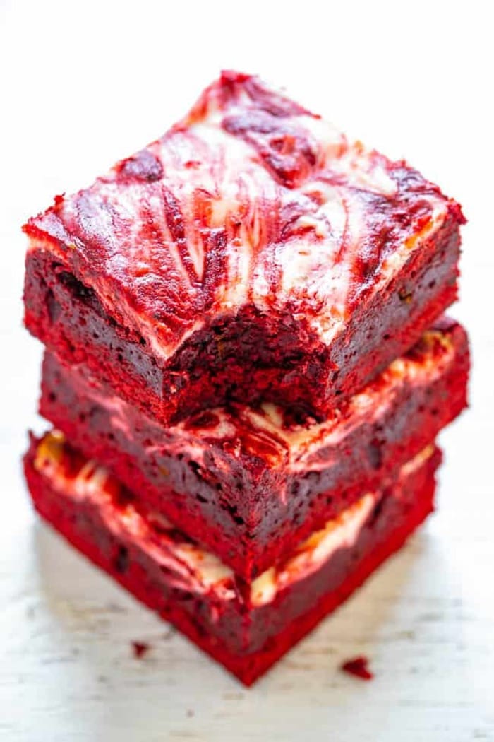 Valentine's Day Treats - Red Velvet Cheesecake Brownies