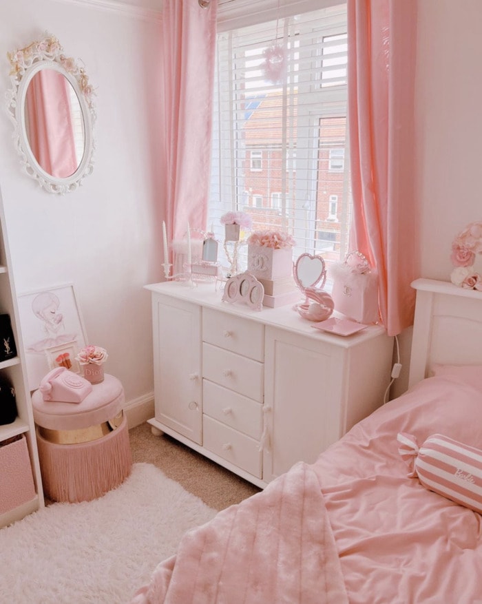 Valentine's Day Room Decor Inspo - dresser