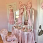 Valentine's Day Room Decor Inspo - pink bows