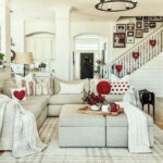 Valentine's Day Room Decor Inspo - red and white