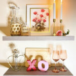 Valentine's Day Room Decor Inspo - bar cart