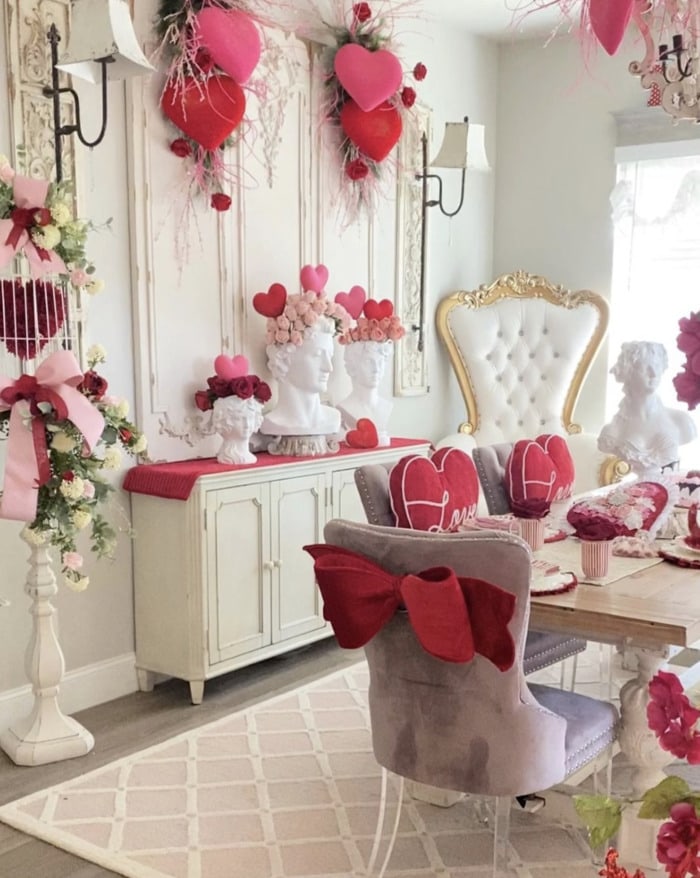 Valentine's Day Room Decor Inspo - dining room