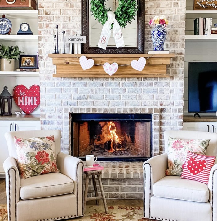 Valentine's Day Room Decor Inspo - sitting room