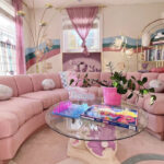 Valentine's Day Room Decor Inspo - pink couch