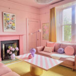 Valentine's Day Room Decor Inspo - pink and yellow