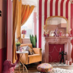 Valentine's Day Room Decor Inspo - red stripes