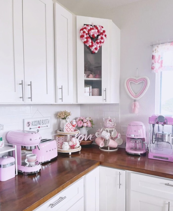 Valentine's Day Room Decor Inspo - kitchen