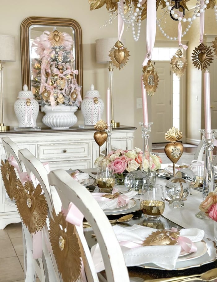 Valentine's Day Room Decor Inspo - dining room