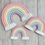 best st patricks day decorations - macrame rainbows