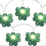 best st patricks day decorations - shamrock string lights