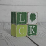 best st patricks day decorations - luck blocks