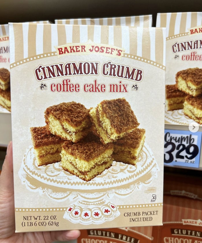 Best Trader Joes March Products 2024 - Cinnamon Coffee Crumb Cake Mix