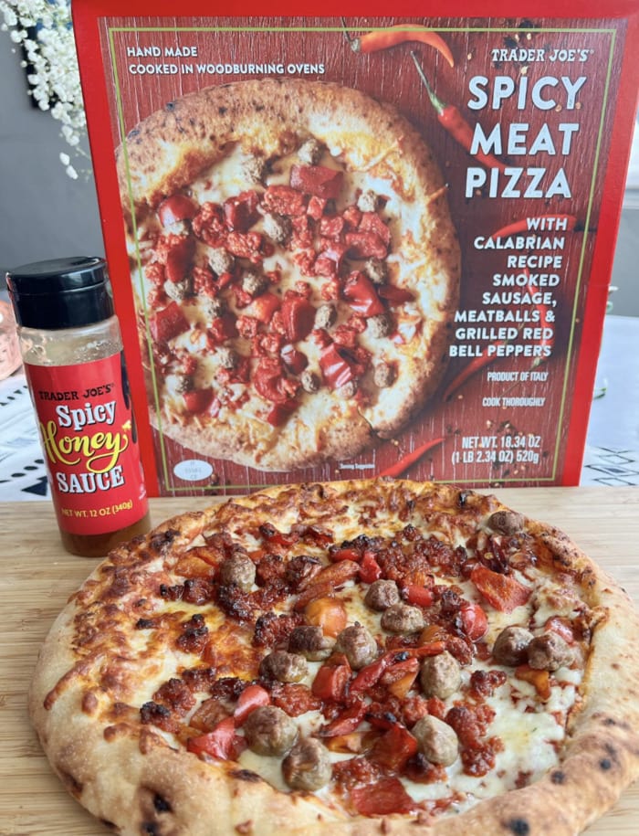 Best Trader Joes March Products 2024 - Spicy Meat Pizza