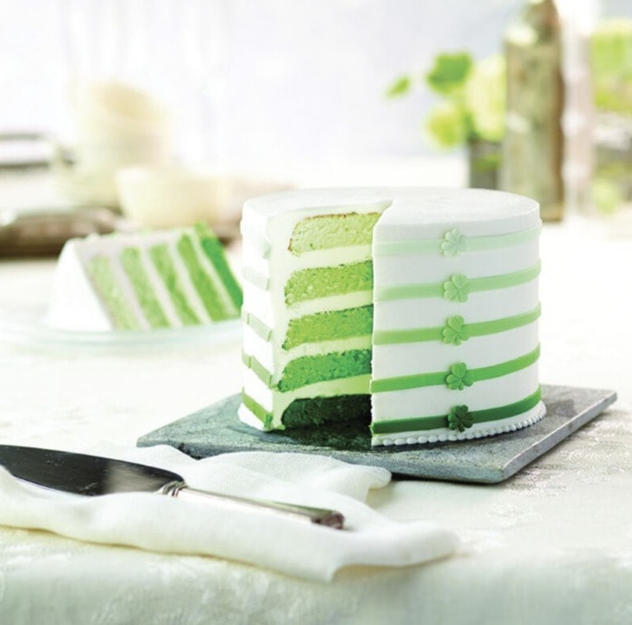 cakes for st patricks day - Shades of Green St. Patrick’s Day Cake