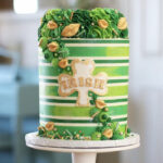 cakes for st patricks day - Gilded “Irish” Cake