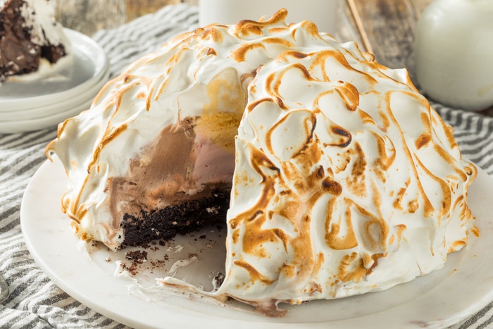 Flaming Desserts - Baked Alaska