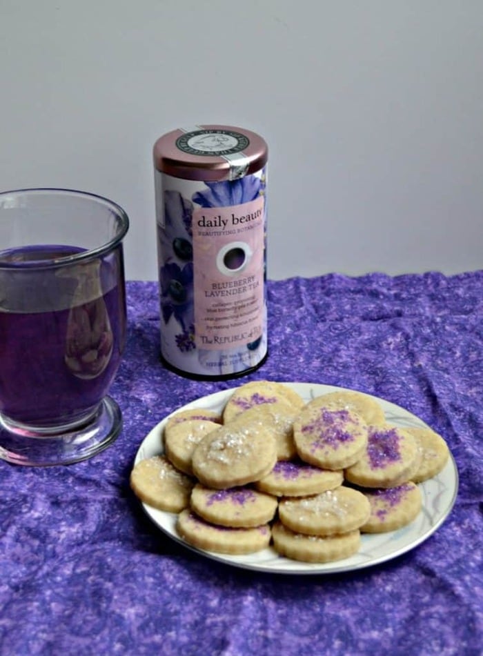 Lavender Cookies - Blueberry Lavender Tea Cookies