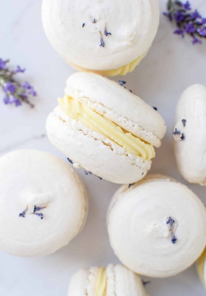 Lavender Recipes - Lavender Macarons