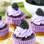 Lavender Recipes - Mini Blackberry Lavender Cheesecakes