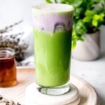 Lavender Recipes - Iced Lavender Cream Oat Milk Matcha