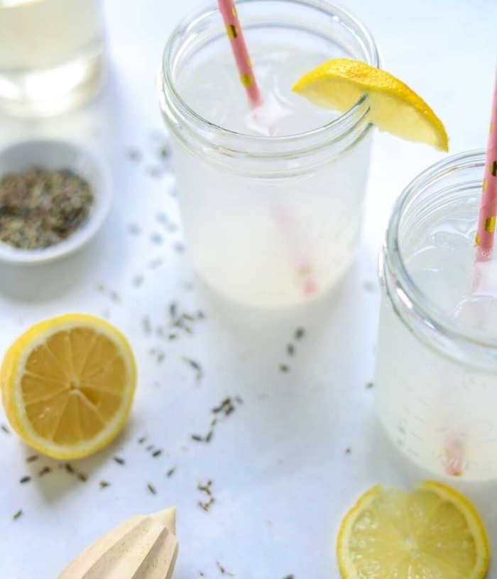 Lavender Recipes - Sparkling Lavender Lemonade
