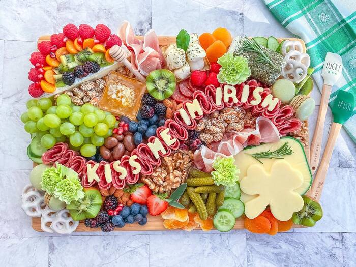 St. Patrick’s Day Charcuterie Board Ideas - Kiss Us, We’re Irish