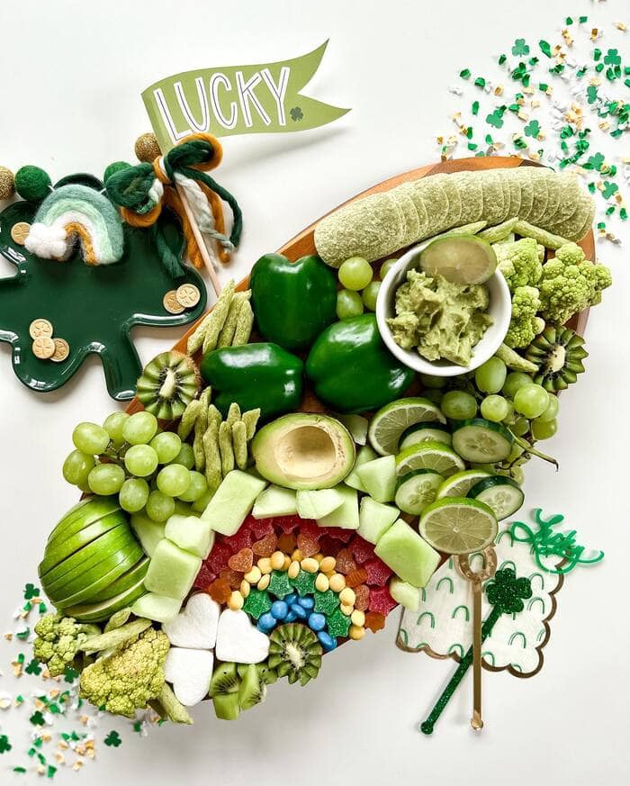 St. Patrick’s Day Charcuterie Board Ideas - Hidden Shamrocks