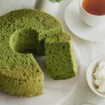 St. Patrick's Day Desserts - Matcha Chiffon Cake