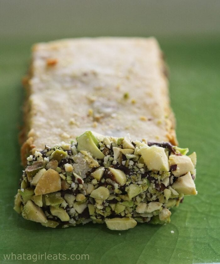 St. Patrick's Day Desserts - Orange Pistachio Shortbread