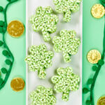St. Patrick's Day Desserts - Shamrock Rice Krispy Treats