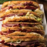 st patricks day food ideas - Irish Tacos with Potatoes, Corned Beef, Cabbage, and Onions