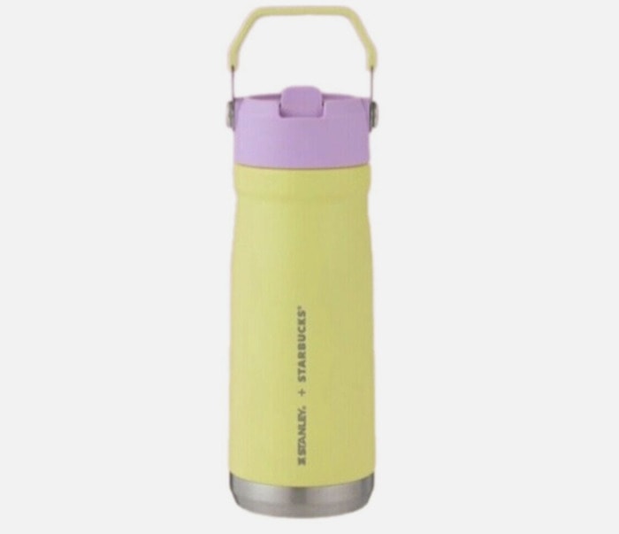 Starbucks Stanley Yellow Purple Cup - 22 ounce stainless steel bottle
