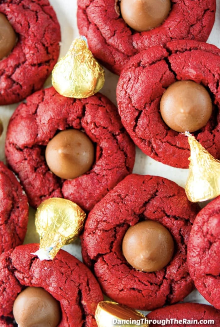 Taylor Swift Themed Super Bowl Party Ideas - Red Velvet Cookies