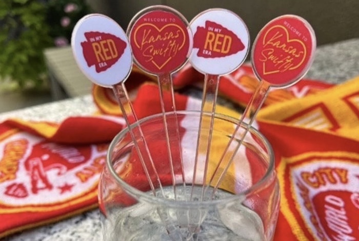 Taylor Swift Themed Super Bowl Party Ideas - swifty drink stirrers