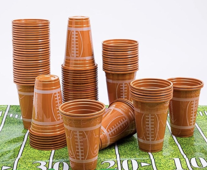 Taylor Swift Themed Super Bowl Party Ideas - football cups