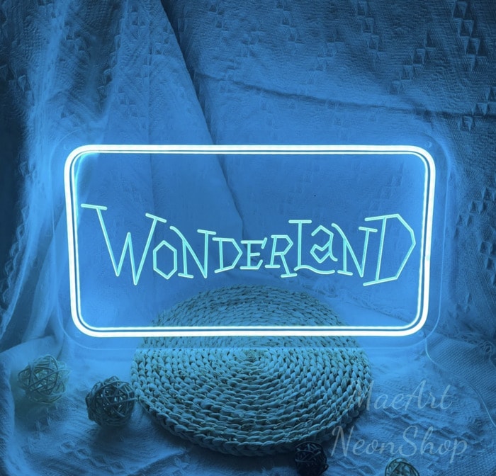 the best Alice in Wonderland Party Decorations - LED sign