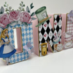 the best Alice in Wonderland Party Decorations - 3D themed letters